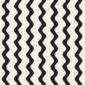 Vector Seamless Vertical Wavy Lines Grunge Pattern Royalty Free Stock Photo