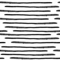 Vector seamless watercolor stripes pattern. Abstract grunge lines