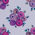 Vector seamlesss pattern, graphic illustration