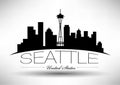 Vector Seattle Skyline Design