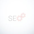 Vector SEO icon. SEO concept Royalty Free Stock Photo