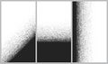 Vector set of abstract backgrounds, Destruction of the line splitting particles, Black and White dust explosion dark noise