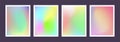 vector set of abstract backgrounds with gradient mesh