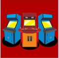 Vector Set of Arcade Machines