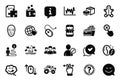 Vector Set of Business icons related to Edit user, Group and Star. Vector