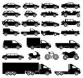 Vector set. Cars. Royalty Free Stock Photo