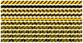 vector set of caution tapes on whit e background. Illustration consists of Caution keep out , Do not cross , Police Line Under Royalty Free Stock Photo