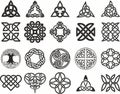 Vector set of celtic symbols and signs