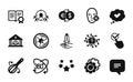 Vector set of Certificate, Cooking whisk and Stars icons simple set. Vector