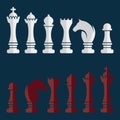 vector set of chess icons
