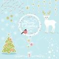 Vector Set of Christmas Decorative Elements