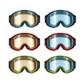 Ski snowboard goggles