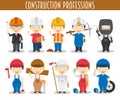 Vector Set of Construction Professions