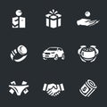 Vector Set of Corruption Icons.