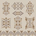 Vector set of decorative elements for design and fashion