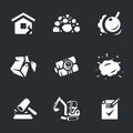 Vector Set of Demolition Icons.