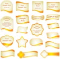 Vector set of design elements Royalty Free Stock Photo