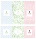 Vector set of design elements and icons in trendy linear Royalty Free Stock Photo