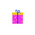 Vector set of different gift boxes.Surprise symbol Royalty Free Stock Photo