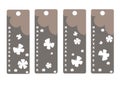 Vector set of Easter bookmark. Happy Easter. Royalty Free Stock Photo