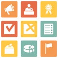 Vector Set of Elections Icons