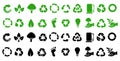 Set of environmental / recycling icons Royalty Free Stock Photo