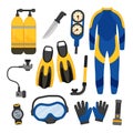 Equipment for diving Royalty Free Stock Photo