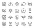 Vector set of Euro money, Scroll down and Rainy weather line icons set. Vector