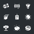 Vector Set of Explosive Icons.