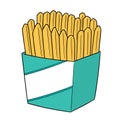 Vector set of frenchfries