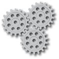 Vector set. Gear, cog, sprocket, wheel