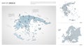 Vector set of Greece country.