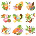 Summertime spirit vector images