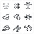 Vector Set of Interrogation Icons