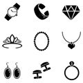 Vector Set of Jewellery Icons