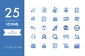 Vector set of Job Interview icons