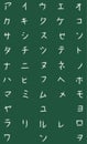 Vector Set of Katakana Symbols. Japan Alphabet.