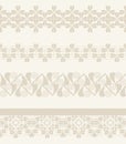 Vector Set of lace ribbons Royalty Free Stock Photo