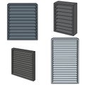 Vector set of louver