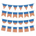 Vector Set of Patriotic Bunting