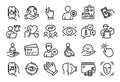 Vector set of Pay money, Biometric eye and Save planet line icons set. Vector