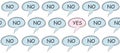 Vector set quotation template in quotes. Vector banner with frame.