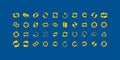Refresh icon. Reload icon set vector Royalty Free Stock Photo