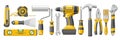 Vector set of Repair Tools Royalty Free Stock Photo