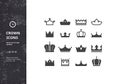 Vector Set of Royal Symbols and Signs