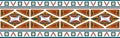 Vector set of seamless Indian patterns. National seamless ornaments, borders, frames. Royalty Free Stock Photo