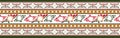 Vector set of seamless Indian patterns. National seamless ornaments, borders, frames. colored decorations of the peoples of South