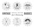 Vector Retro Emblems of Skateboarding