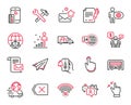 Vector Set of Technology icons related to Remove, Spanner tool and Truck transport. Vector
