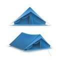 Vector set of Tourist tents design vector illustration